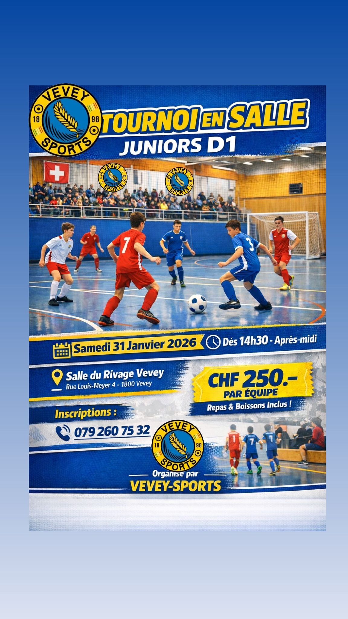 Tournoi en salle – Hiver 2026 | D 1er degré