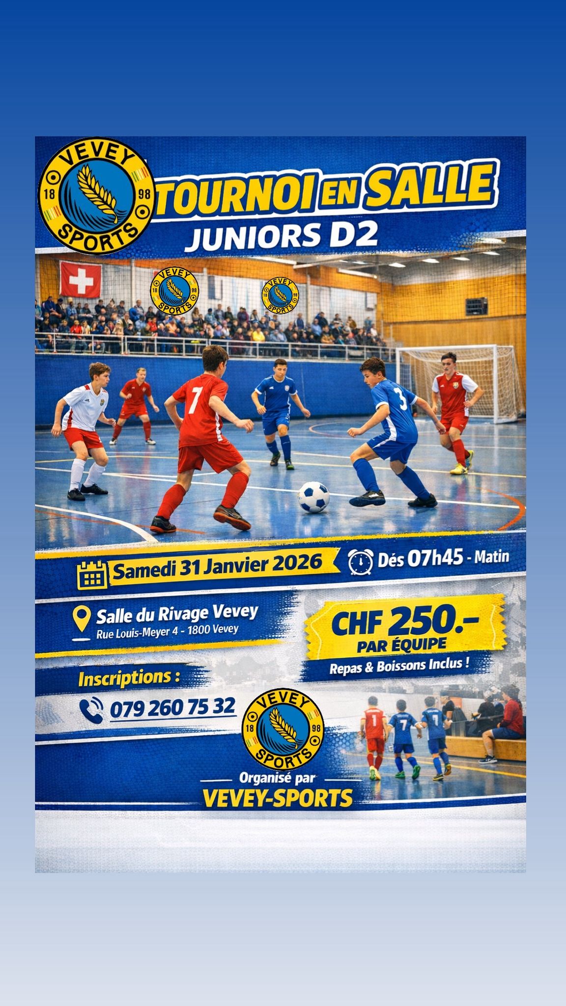 Tournoi en salle – Hiver 2026 | D2