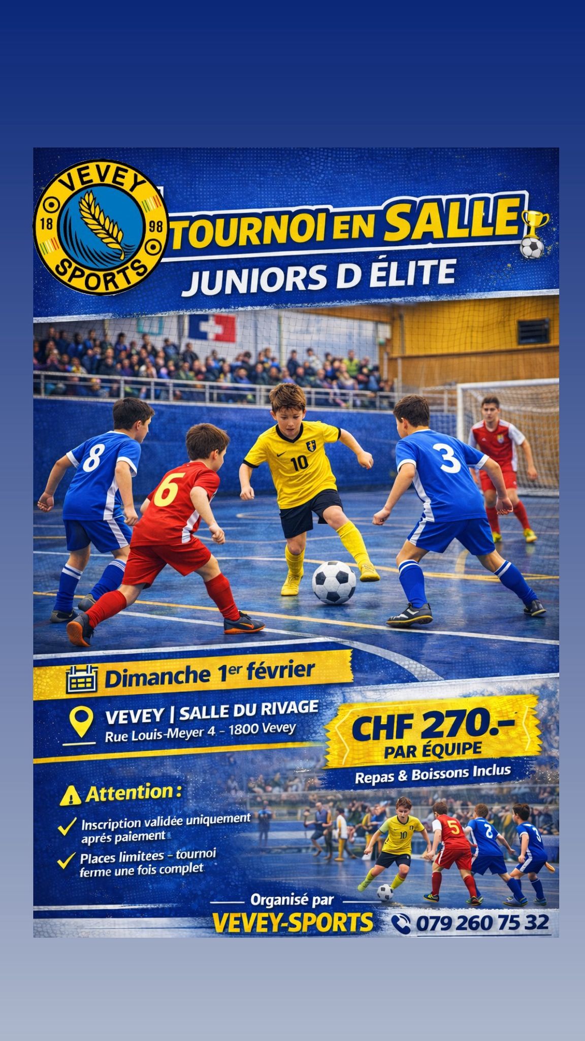 Tournoi en salle – Hiver 2026 | Délite