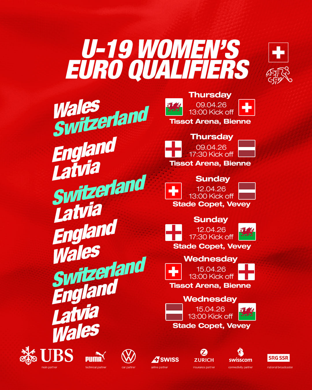 Vevey accueille ses premiers matches internationaux